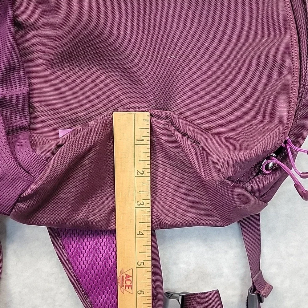 Mountain Equipment Co-op MEC Pod Sling Pack in Purple Padded Travel Hiking
